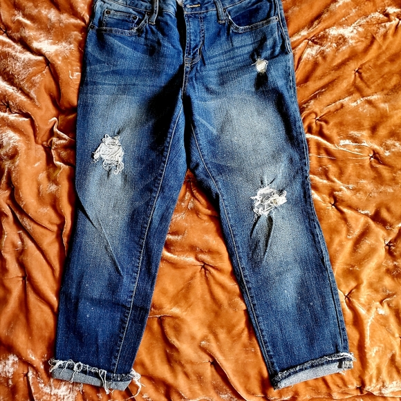 Time True Cropped Jeans Women's  Size 14 - Picture 3 of 3